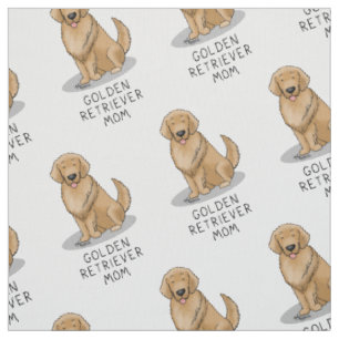 Golden Retriever Mom - Dog Mom Fabric