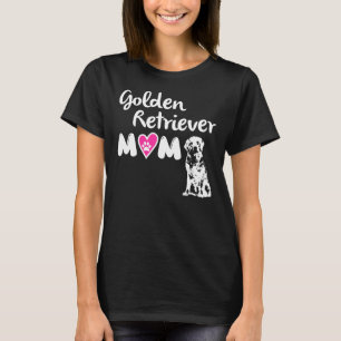 Golden Retriever Mom Fitted Scoop T-Shirt