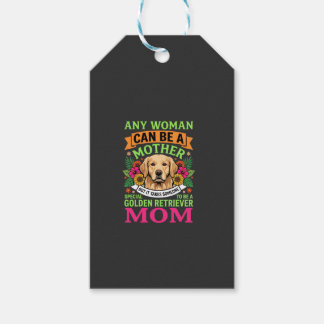 Golden Retriever Mom Floral Dog Lover Gift Tags