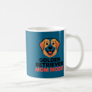 Golden retriever mom mode funny dog lover humour coffee mug