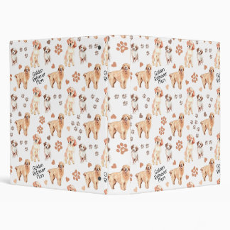 Golden Retriever Mom Pattern Binder