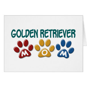 GOLDEN RETRIEVER Mom Paw Print 1