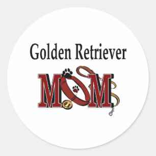 Golden Retriever Mom Sticker