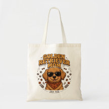 Golden Retriever Mom Tote Bag | Cute Dog Mom Gift