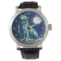 Golden Retriever Montre LuneUn Temps Intemporel
