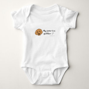golden retriever - more breeds baby bodysuit
