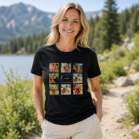 Golden Retriever Mother Mom photo collage black