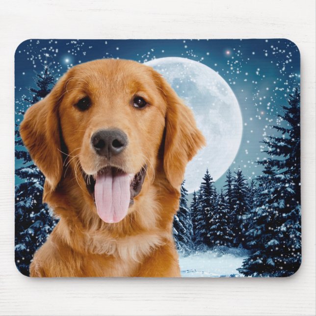 Golden Retriever Mousepad (Front)
