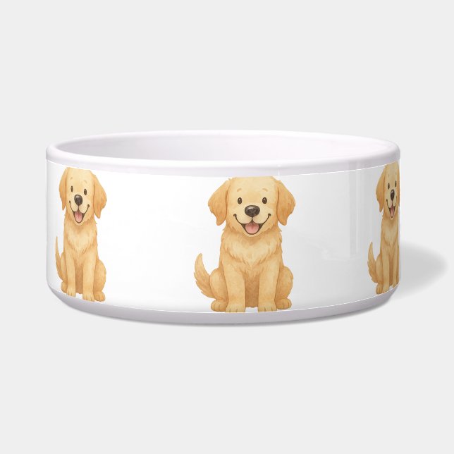 Golden Retriever Mug – Cute Watercolor Dog Lover (Front)