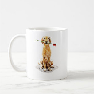Golden Retriever Mug – Hand Drawn Dog Coffee Mug