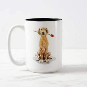 Golden Retriever Mug – Hand Drawn Dog Coffee Mug
