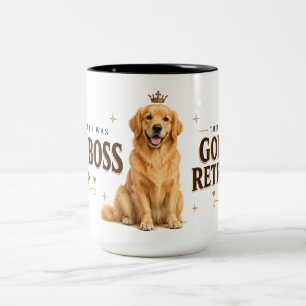 Golden Retriever Mug – I Thought I Was the Boss,