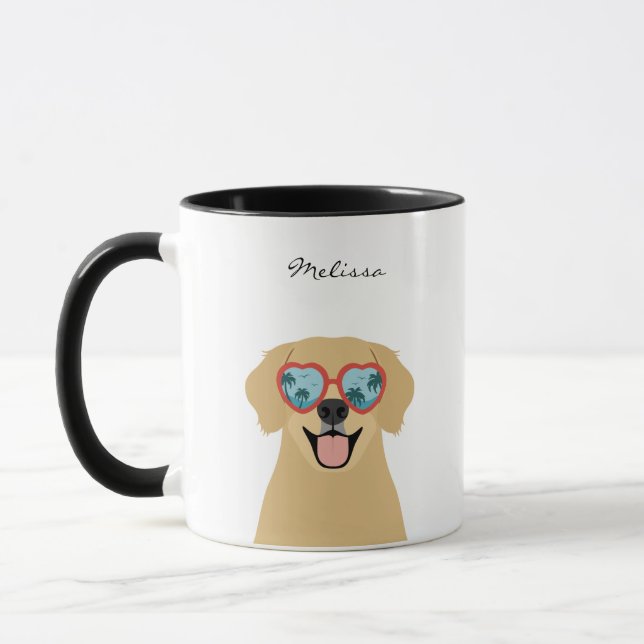 Golden Retriever Mugs (Gauche)