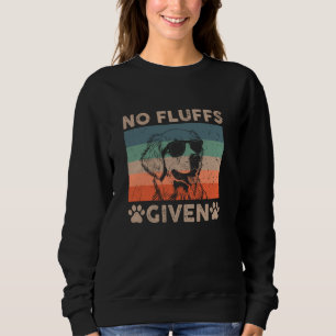 Golden Retriever No Fluffs Given Funny Dog Dad Mom Sweatshirt