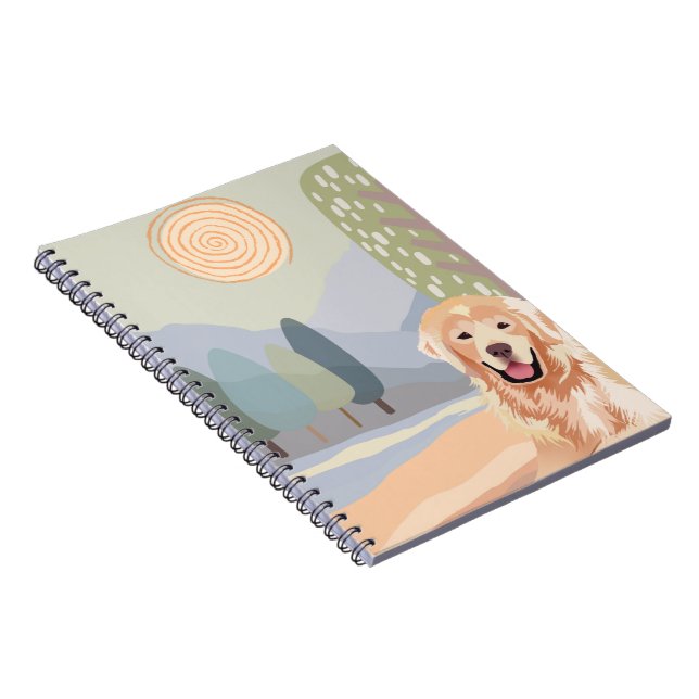 GOLDEN RETRIEVER  Notebook (Right Side)