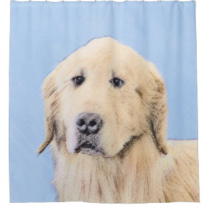 Golden Retriever Painting - Cute Original Dog Art
