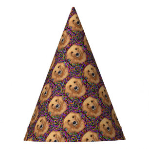 Golden Retriever Party Hat