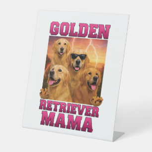 Golden Retriever   Pedestal Sign