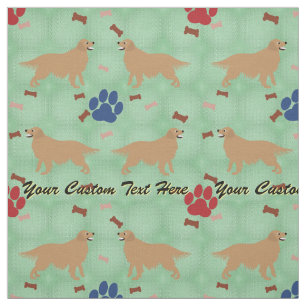 Golden Retriever - Personalize Fabric