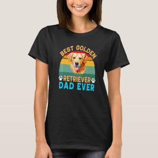 Golden Retriever Pet Owner Best Golden Retriever D T-Shirt