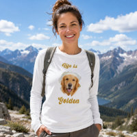 Golden Retriever Photo Life Is Golden Woman