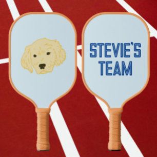 Golden Retriever Pickleball Paddle