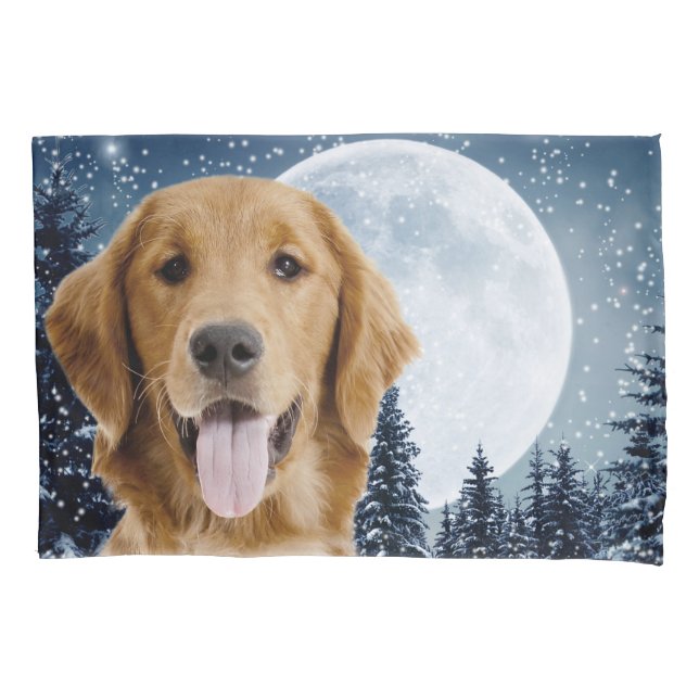Golden Retriever Pillowcase (Front)