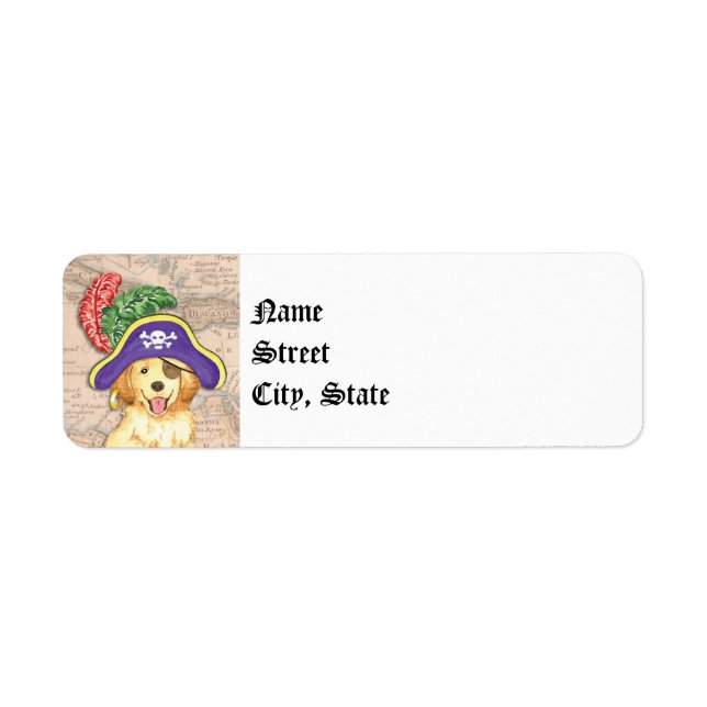 Golden Retriever Pirate (Front)