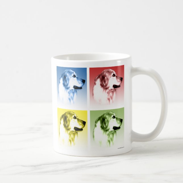 Golden Retriever Pop Coffee Mug (Right)