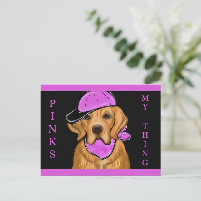 GOLDEN RETRIEVER POSTCARD (Standing Front)