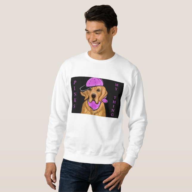 GOLDEN RETRIEVER POSTCARD SWEATSHIRT (Front Full)