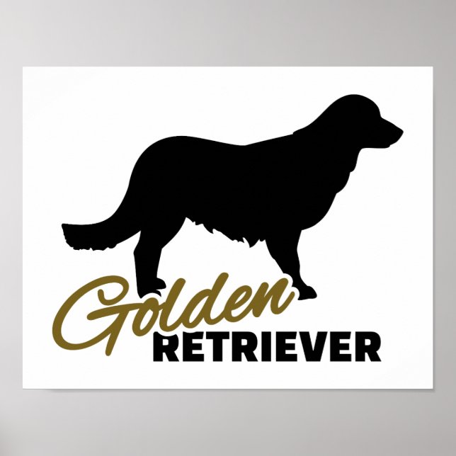 Golden Retriever Poster (Front)