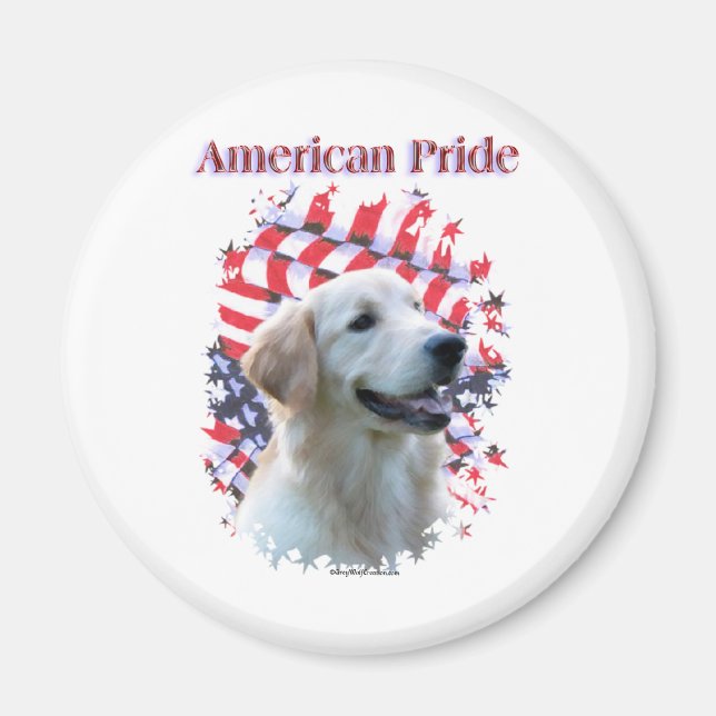 Golden Retriever Pride - Magnet (Front)