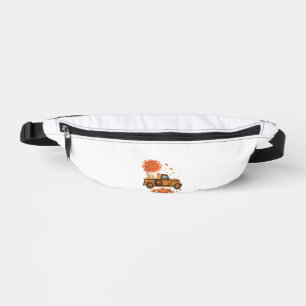 Golden Retriever Pumpkin Truck Autumn Leaf Fall th Fanny Pack