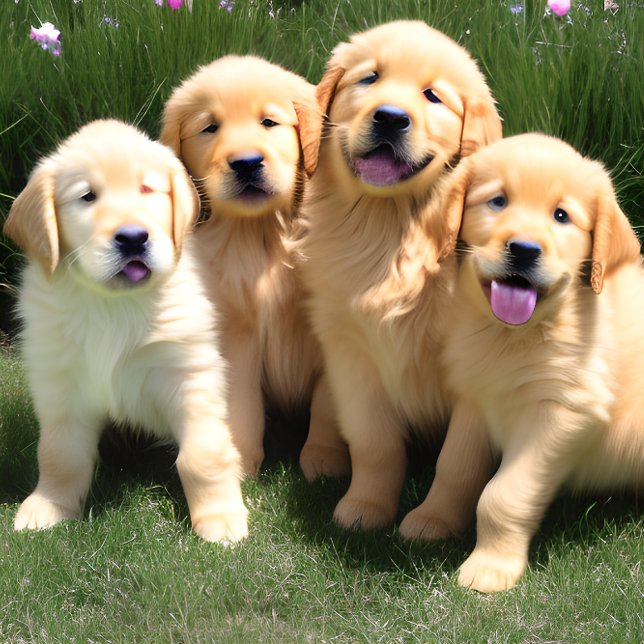 Golden Retriever Puppies Jigsaw Puzzle (Creator Uploaded)