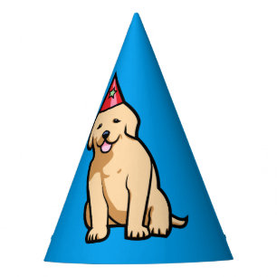 Golden Retriever Puppy Birthday Party Hat