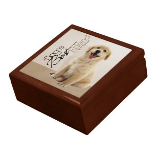 Golden Retriever Puppy Gift Box