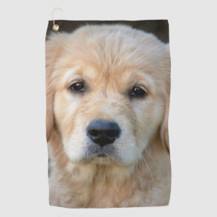Golden Retriever Puppy Golf Towel