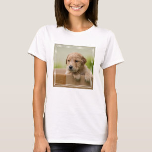 Golden Retriever Puppy in Box T-Shirt