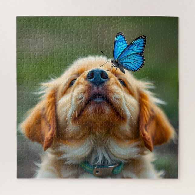 Golden Retriever Puppy Jigsaw Puzzle (Vertical)