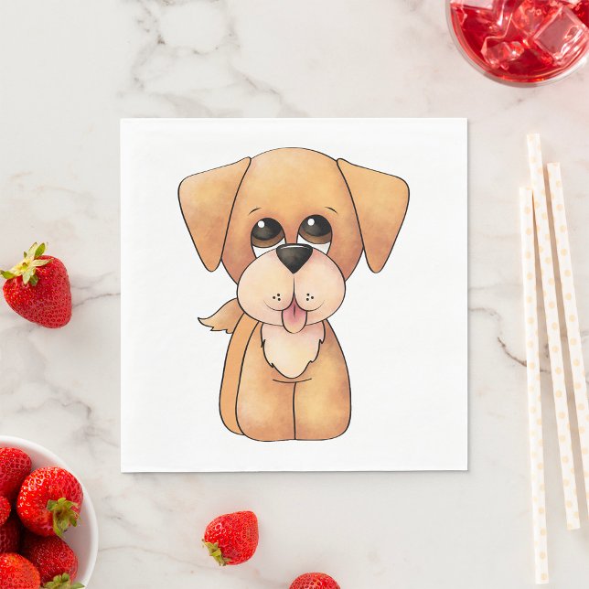 Golden Retriever Puppy Napkin (Creator Uploaded)