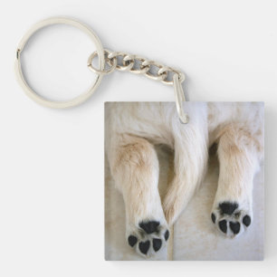 Golden Retriever Puppy Toes Keychain