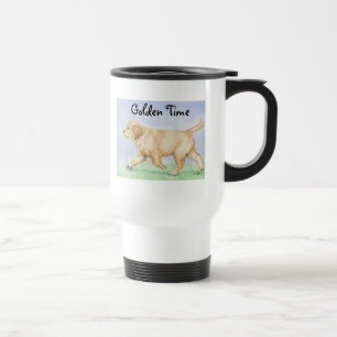 Golden Retriever Puppy Travel Mug