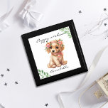 Golden Retriever Puppy With Flowers Custom Name Gift Box<br><div class="desc">Golden Retriever Puppy With Flowers Custom Name Gift Box - Personalized, Adorable Design, Perfect for Dog Lovers. The Golden Retriever Puppy gift box with Custom Name is a delightful choice for dog lovers and their little ones. This adorable gift box can be personalized with your baby's name, making it a...</div>