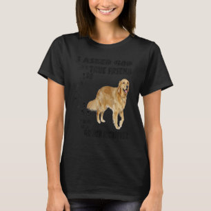 Golden Retriever Quote Mom Dad Costume, Cute Retri T-Shirt