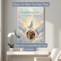 Golden Retriever Rainbow Bridge Memorial Keepsake