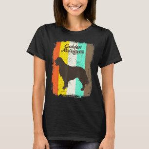 Golden Retriever Retro 70s Vintage Dog T-Shirt