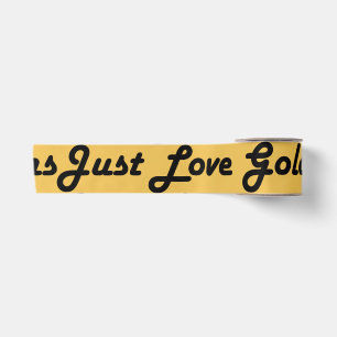 Golden Retriever Ribbon, Just Love Goldens Satin Ribbon