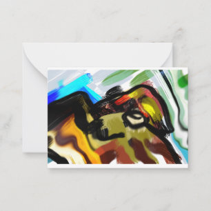 Golden retriever run free  card