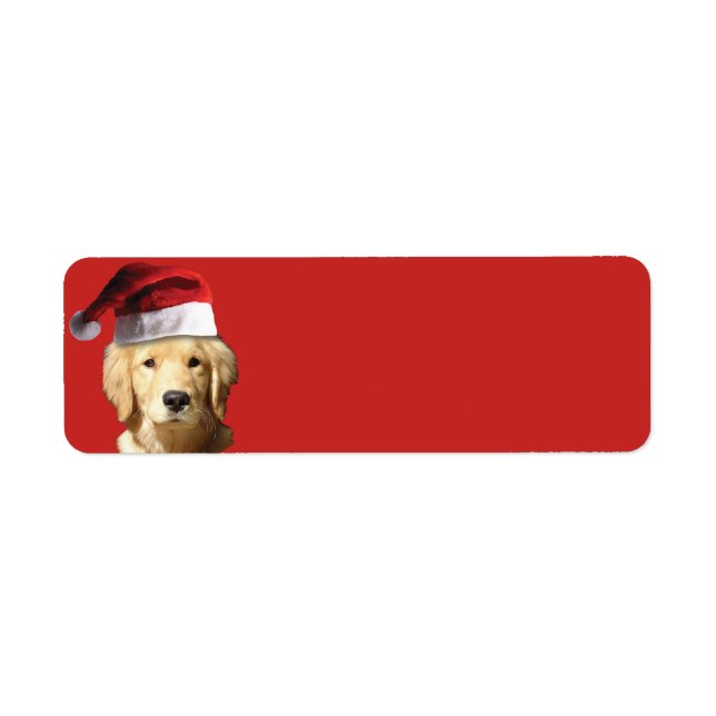 Golden Retriever Santa Claus (Front)